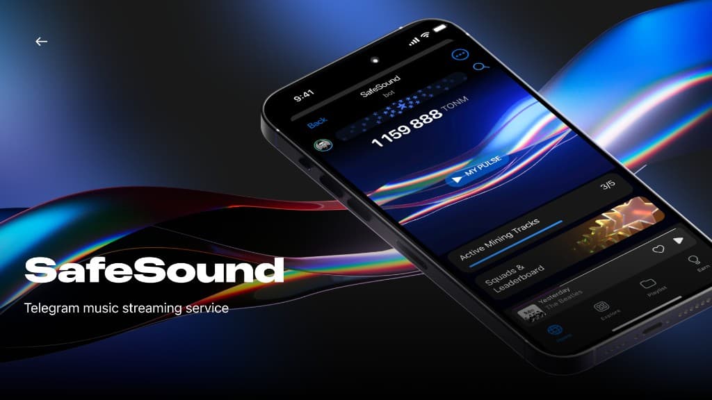 Telegram music streaming mini-app